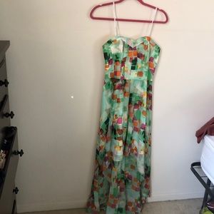 Fun flowy high-low dress